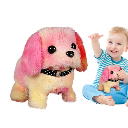 Acunny Realistisches Bunny-Spielzeug, Tierbegleiter für Plüschtiere aus realistischem Plüsch – interaktiver Hundebegleiter, tragbar, für Mädchen und Acunny Realistisches Bunny-Spielzeug, Tierbegleiter für Plüschtiere aus realistischem Plüsch – interaktiver Hundebegleiter, tragbar, für Mädchen und von Acunny