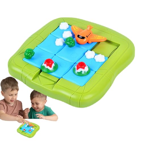 Acunny Reisespielzeug mit Reißverschluss, Dia-Puzzles | Interaktive Dia-Logik Huarong Road Puzzle | Toy Fun Travel Board Game für Erwachsene und Erwachsene von Acunny
