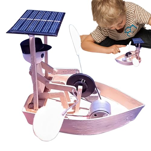 Acunny Ruderroboter | Miniatur-Ruderboot für Schreibtisch,Solar Holz Deko Spielzeug Lernspielzeug Für Teich Garten Außenbereich Acunny Ruderroboter | Miniatur-Ruderboot für Schreibtisch,Solar Holz Deko Spielzeug Lernspielzeug Für Teich Garten Außenbereich von Acunny