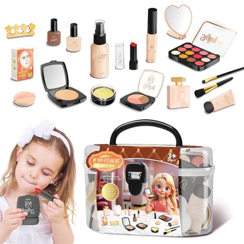 Acunny Sieht aus, als ob man Make-up-Spielzeug, Make-up-Sets für das Haus oder das Mädchen Prinzessin, sicheres und ungefährliches Innenspielzeug für das Haus von Acunny