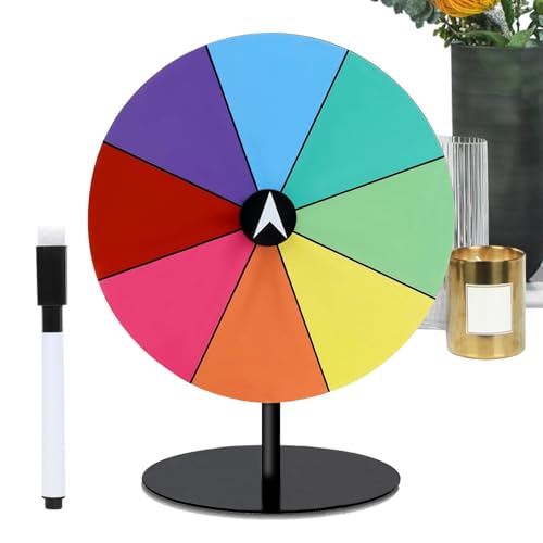 Acunny Spielrad, Preisrad | Drehrad für Tischvermögen mit Ständer | Doodle Game Colorful Efface Spinner für Party, Hausaufhängung, Hochzeit, Abschlussfeier, Acunny Spielrad, Preisrad | Drehrad für Tischvermögen mit Ständer | Doodle Game Colorful Efface Spinner für Party, Hausaufhängung, Hochzeit, Abschlussfeier, von Acunny