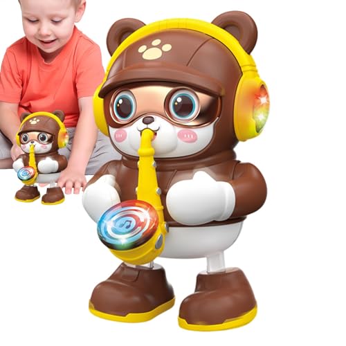 Acunny Spielzeug für krabbelnde Babys, Spielzeug für tanzende Babys | Interaktives Kleinkindspielzeug, kreativer singender Bär | Lernspielzeug, vielseitiges elektronisches Bärenspielzeug für den Acunny Spielzeug für krabbelnde Babys, Spielzeug für tanzende Babys | Interaktives Kleinkindspielzeug, kreativer singender Bär | Lernspielzeug, vielseitiges elektronisches Bärenspielzeug für den von Acunny