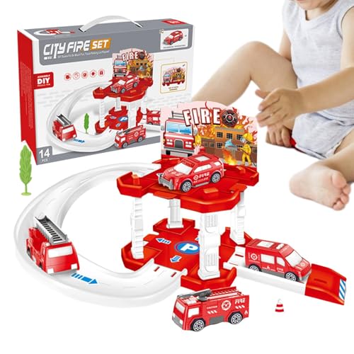 Acunny Spielzeugautobahn, Spielzeug-Laufbahn | Spielzeugbahn-Set Autobahn | Feinmotorikspielzeug, Stadtparkbahn-Spielset, Lernspiele von Acunny