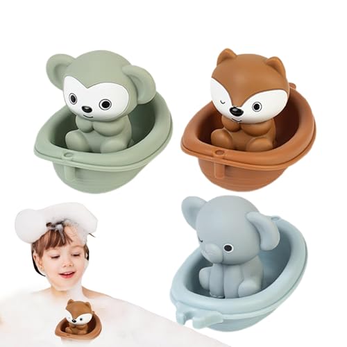 Acunny Stapelbare Boote für die Badewanne, Spielzeug, stapelbare Badeboote | 6 x schwimmendes stapelbares Poolspielzeug für Babys | Spielzeug, das die Umwelt von Babys und Duschen respektiert von Acunny
