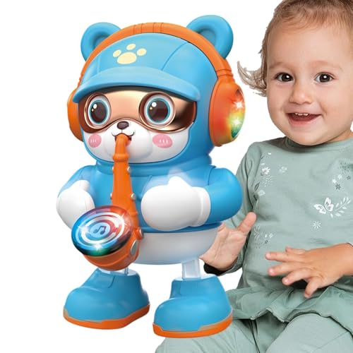 Acunny Tanzspielzeug für Kleinkinder, Krabbelspielzeug für Babys,Interaktives Kleinkindspielzeug, kreativer singender Bär | Lernspielzeug, vielseitiges elektronisches Bärenspielzeug für den Acunny Tanzspielzeug für Kleinkinder, Krabbelspielzeug für Babys,Interaktives Kleinkindspielzeug, kreativer singender Bär | Lernspielzeug, vielseitiges elektronisches Bärenspielzeug für den von Acunny