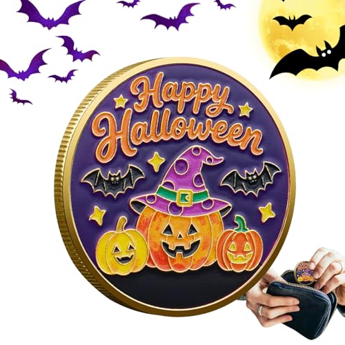 Acunny Vintage Halloween – Metallgeld, Zubehör, Dekoration, Sammlung, Wanddekoration, Kunst, Dekoration, Haus, Erwachsene von Acunny