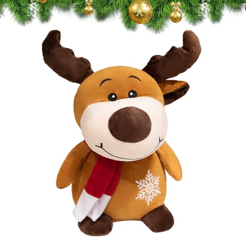 Acunny Weihnachts-Plüschtiere aus Plüsch, Weihnachtsplüsch, dekorativ, 22,4 cm, Weihnachtsdekoration, Tiertiere, Weihnachtskissen für Weihnachten, Urlaub. Acunny Weihnachts-Plüschtiere aus Plüsch, Weihnachtsplüsch, dekorativ, 22,4 cm, Weihnachtsdekoration, Tiertiere, Weihnachtskissen für Weihnachten, Urlaub. von Acunny