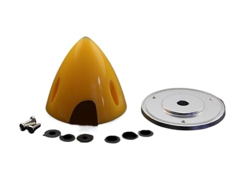 AcvBhJ Drohnen-Propeller 8060, 9060, 1060, 1060, 1170, 3 Flügel, CW-Propeller, Spinner, 3-Blatt-Requisite, RC FPV-Flugzeug (Gelb für 8–9–10) von AcvBhJ