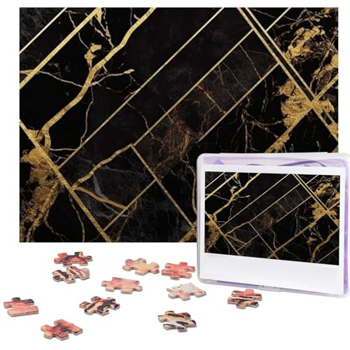 Schwarz Gold Marmor Puzzles 500 Teile Personalisierte Puzzles für Erwachsene Fotopuzzle Holzpuzzle Geschenk Home Art Wandbehang Dekor für Geburtstag Hochzeit Valentinstag Jahrestag Schwarz Gold Marmor Puzzles 500 Teile Personalisierte Puzzles für Erwachsene Fotopuzzle Holzpuzzle Geschenk Home Art Wandbehang Dekor für Geburtstag Hochzeit Valentinstag Jahrestag von AdaNti