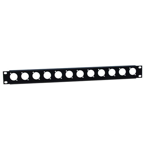 Adam Hall 19" Parts 872215 U-Shaped Rack Panel 12 Sockets 1 U with von Adam Hall