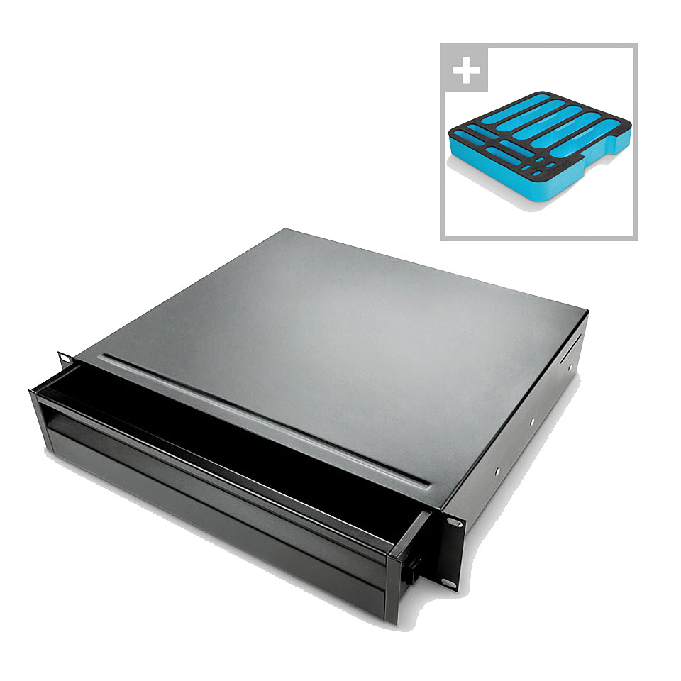 Adam Hall Adam Hall 19" Parts microphone drawer Rackschublade Adam Hall Adam Hall 19" Parts microphone drawer Rackschublade von Adam Hall