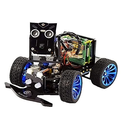 Adeept Mars Rover PiCar-B WLAN-Smart-Robot-Auto-Kit für Raspberry Pi 4/3 Modell B+/B, Spracherkennung, OpenCV, Echtzeit-Videoübertragung, Raspberry Pi STEM-Lernroboter mit PDF von Adeept