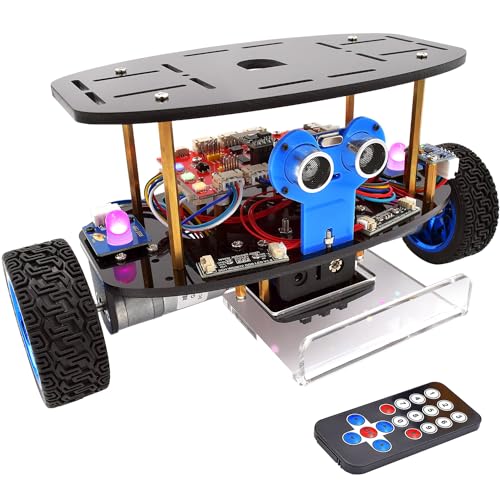 Adeept Self-Balancing Robot Car Kit(Compatible with Arduino DIE), STEM Projects Kit, Robotics & Engineering Kit, Programming Set, Line Tracking, Ultrasonic Sensor, IR Wireless Remote Control von Adeept