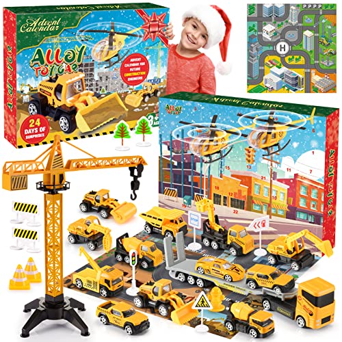 Adeokay Adventskalender 2024 Kinder, Spielzeug ab 3 4 5 6 Jahre Junge Weihnachtskalender Kinder Geschenk Junge 3-6 Jahre Baustelle Spielzeug ab 3-6 Jahre adventskalender kinder Spielzeug Auto Adeokay Adventskalender 2024 Kinder, Spielzeug ab 3 4 5 6 Jahre Junge Weihnachtskalender Kinder Geschenk Junge 3-6 Jahre Baustelle Spielzeug ab 3-6 Jahre adventskalender kinder Spielzeug Auto von Adeokay