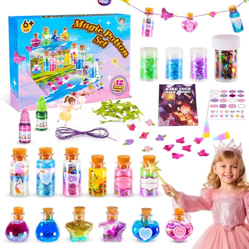 Adeokay Basteln Mädchen 6 7 8 9 10 Jahre, Zaubertrank Set Kinder Spielzeug ab 6-10 Jahre Mädchen Geschenke 6-10 Jahre Bastelsets für Kinder Kreatives für Mädchen Geburtstagsgeschenk für Mädchen Adeokay Basteln Mädchen 6 7 8 9 10 Jahre, Zaubertrank Set Kinder Spielzeug ab 6-10 Jahre Mädchen Geschenke 6-10 Jahre Bastelsets für Kinder Kreatives für Mädchen Geburtstagsgeschenk für Mädchen von Adeokay