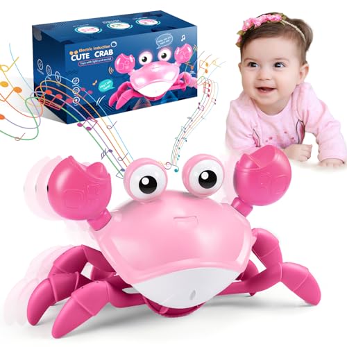 Adeokay Krabbe Baby Spielzeug ab 6 7 8 9 10 Monate, Spielzeug 1 2 3 Jahr Kinderspielzeug ab 1-3 Jahre Junge Geschenk für Kinder Tummy Time Toys Krabbelspielzeug Baby Adeokay Krabbe Baby Spielzeug ab 6 7 8 9 10 Monate, Spielzeug 1 2 3 Jahr Kinderspielzeug ab 1-3 Jahre Junge Geschenk für Kinder Tummy Time Toys Krabbelspielzeug Baby von Adeokay