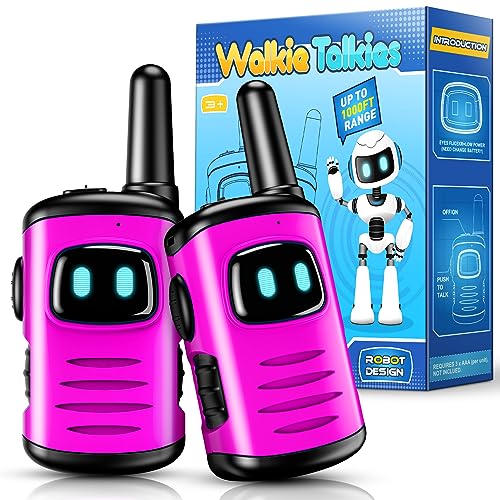 Adeokay Spielzeug ab 3 4 5 6 7 8 9 Jahre Mädchen, Geschenk Mädchen 3-12 Jahre Geschenkideen Walkie Talkie Spiele für Kinder Geburtstagsgeschenk für Mädchen Funkgerät Kinder Garten Spielzeug Draußen von Adeokay