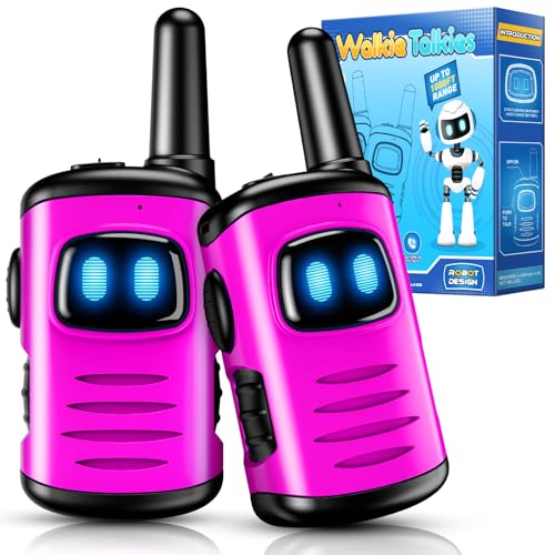 Adeokay Spielzeug ab 3 4 5 6 7 8 9 Jahre Mädchen, Geschenk Mädchen 3-12 Jahre Geschenkideen Walkie Talkie Spiele für Kinder Geburtstagsgeschenk für Mädchen Funkgerät Kinder Garten Spielzeug Draußen von Adeokay
