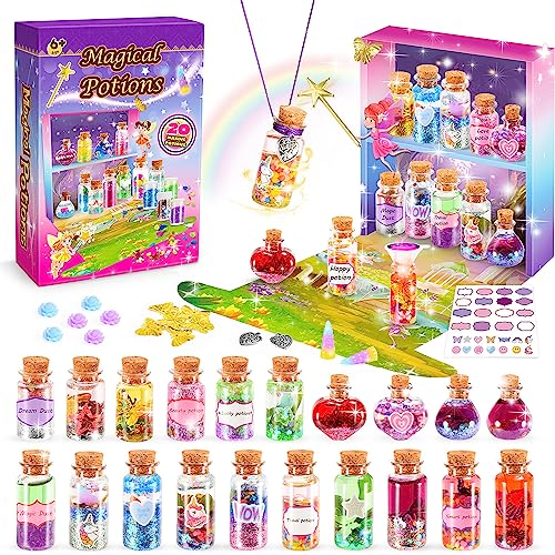 Adeokay Mädchen Geschenke 6 7 8 9 Jahre, Magic Zaubertränke Mixies Basteln Spielzeug Mädchen 5-12 Jahre Bastelset Kinder ab 6-10 Jahre Geschenkideen Kreativ Set von Adeokay