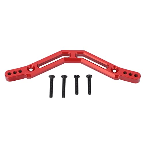 Adfaga Verbessertes Aluminium Heck -Stoßdämpfer -Halterung Hochleistungsmetallplatte für 1/10 RC -Autos Granit Big Rock Typhoon Senton 3s bürstenlose Modelle High Performance Legi (Verrotten) von Adfaga