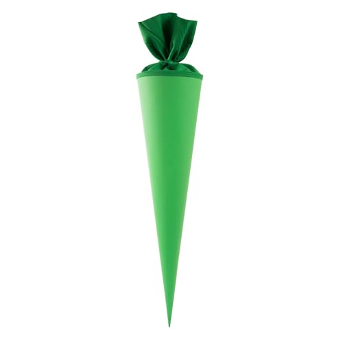 Adina Bastelschultüte Schultüten - Rohling 70cm rund mit Filzverschluß Stabiler Karton grün Adina Bastelschultüte Schultüten - Rohling 70cm rund mit Filzverschluß Stabiler Karton grün von Adina
