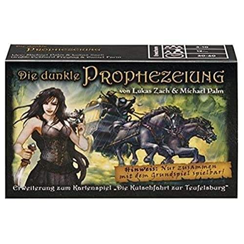 Adlung Spiele 1026 - Kutschfahrt zur Teufelsburg: Die Dunkle Prophezeihung [Erweiterung], Schwarz von Adlung Spiele