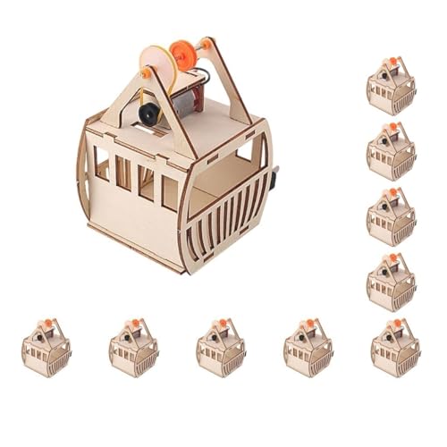 10 Set DIY Holz Wissenschaft Experiment Modellbausätze Sightseeing Seilbahn für Anfänger 10 Set DIY Holz Wissenschaft Experiment Modellbausätze Sightseeing Seilbahn für Anfänger von Adoorniequea