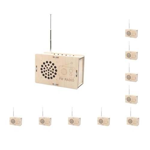 10er-Set DIY FM Radio Modell Lehrhilfen Montage 3D Puzzle für Teenager, Kinder, Jungen und Mädchen 10er-Set DIY FM Radio Modell Lehrhilfen Montage 3D Puzzle für Teenager, Kinder, Jungen und Mädchen von Adoorniequea
