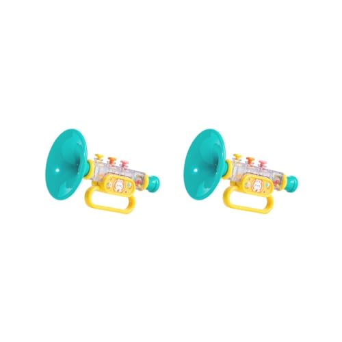 2 Set Trompete Spielzeug Kleine Lautsprecher Spielzeug Musical für Jungen Mädchen Reisespielzeug Klassisches Spielzeug Blau, 8 x 8 x 13,5 cm 2 Set Trompete Spielzeug Kleine Lautsprecher Spielzeug Musical für Jungen Mädchen Reisespielzeug Klassisches Spielzeug Blau, 8 x 8 x 13,5 cm von Adoorniequea