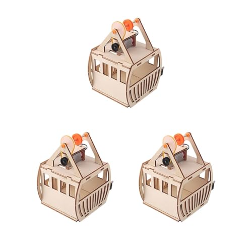 3 Set DIY Holz Wissenschaft Experiment Modellbausätze Sightseeing Seilbahn für Anfänger 3 Set DIY Holz Wissenschaft Experiment Modellbausätze Sightseeing Seilbahn für Anfänger von Adoorniequea