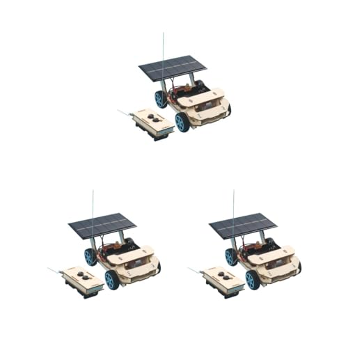 3 Set Holz-Solarenergie-Auto-Modell Elektromotor Auto für Jungen Mädchen Kinder 3 Set Holz-Solarenergie-Auto-Modell Elektromotor Auto für Jungen Mädchen Kinder von Adoorniequea