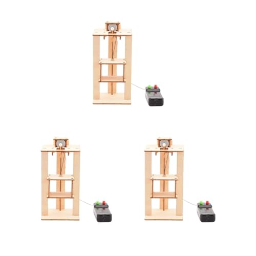 3-teiliges Set für Lehrprojekte, vertikaler Aufzug, Schulgeschenke, wissenschaftliche Experimentier-Kits von Adoorniequea