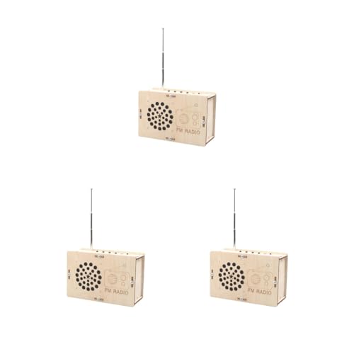 3er-Set DIY FM Radio Modell Lehrhilfen Montage 3D Puzzle für Teenager, Kinder, Jungen und Mädchen 3er-Set DIY FM Radio Modell Lehrhilfen Montage 3D Puzzle für Teenager, Kinder, Jungen und Mädchen von Adoorniequea