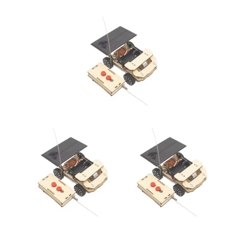3er-Set Holz-Puzzles mit Solarenergie, 3D-Baupuzzles für Kinder im Alter von 8–12 Jahren von Adoorniequea