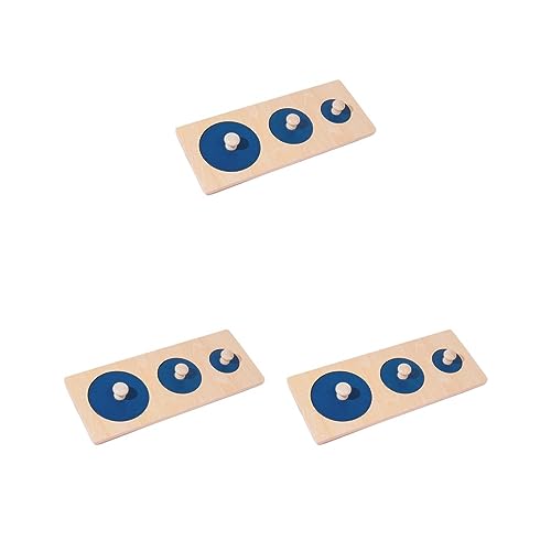 3er-Set Holzform-Puzzles, Gedächtnisspiele, Lernpuzzle für Spiel, Rechteck 3er-Set Holzform-Puzzles, Gedächtnisspiele, Lernpuzzle für Spiel, Rechteck von Adoorniequea