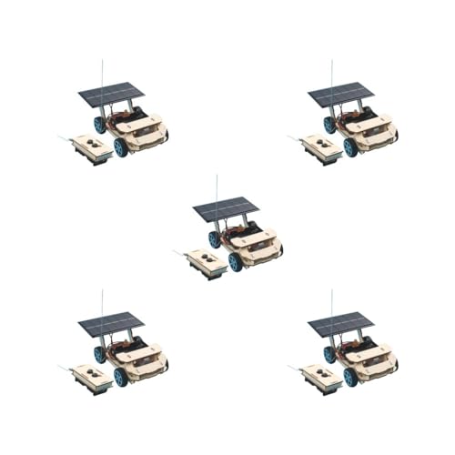 5 Set Holz-Solarenergie-Auto-Modell Elektromotor Auto für Jungen Mädchen Kinder 5 Set Holz-Solarenergie-Auto-Modell Elektromotor Auto für Jungen Mädchen Kinder von Adoorniequea