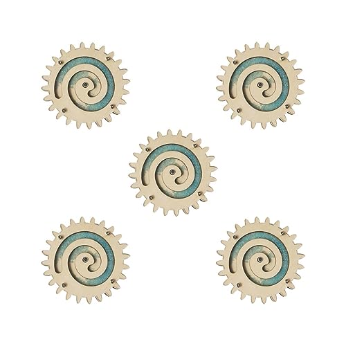 5er-Set Holzbretter für Kleinkinder, frühes Unterrichten, praktische Fähigkeiten, blau, mittlere Ausrüstung, Sanduhr von Adoorniequea
