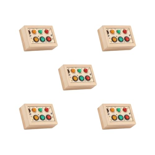 5er-Set LED-Betriebsbretter, Lernaktivität, sensorische Tafel für Kinder, Jungen, Mädchen, Vorschule von Adoorniequea