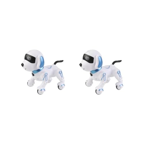 Adoorniequea 2 Set Fernbedienung Roboter Hundespielzeug tanzend links Smart Puppy für 5 6 7 8 9 10 11 12 Blau Adoorniequea 2 Set Fernbedienung Roboter Hundespielzeug tanzend links Smart Puppy für 5 6 7 8 9 10 11 12 Blau von Adoorniequea