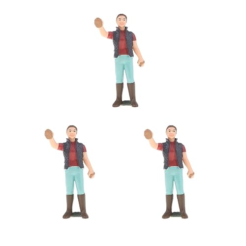 Adoorniequea 3 Set Simulation People Model Figure Farmer Peasant Toy Ranch Washer Adoorniequea 3 Set Simulation People Model Figure Farmer Peasant Toy Ranch Washer von Adoorniequea