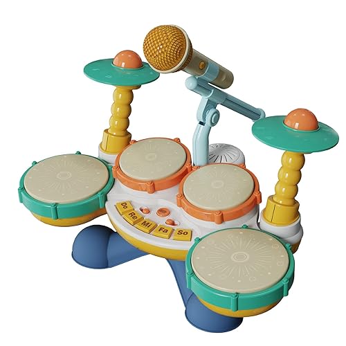 Baby Toys 12 bis 18 Monate Durable Light and Learn Drum Baby Drum Set Style B Baby Toys 12 bis 18 Monate Durable Light and Learn Drum Baby Drum Set Style B von Adoorniequea