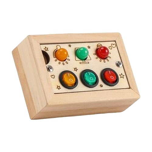 LED Busy Board Lernaktivität Sensorische Tafel für Kinder Jungen Mädchen Vorschule von Adoorniequea