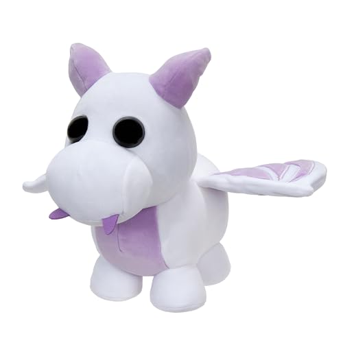 Adopt Me! AME0057-20 cm Plüsch - Lavender Dragon, offizielles Plüsch mit Spielcode von Adopt Me!