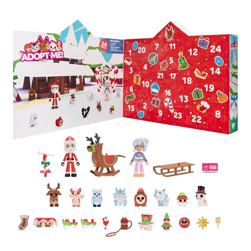 Adopt Me! AME0174 - Adventskalender, 24 Überraschungen inkl. Tieren, Figuren und exklusivem virtuellen Code Adopt Me! AME0174 - Adventskalender, 24 Überraschungen inkl. Tieren, Figuren und exklusivem virtuellen Code von Adopt Me!