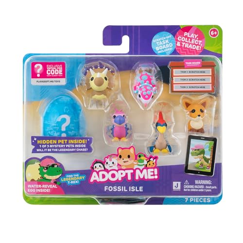 Adopt Me! Fossil Isle- Multipack d’Animaux de Compagnie- Animal Caché- Jeu en Ligne à Succès- Code d’Article Virtuel Exclusif von Adopt Me!