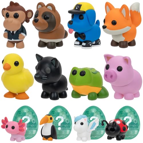 Adopt Me! Mystery Pets – Serie 2–10 – Top-Online-Spiel – exklusiver virtueller Artikelcode enthalten – lustiges Sammlerstück für Kinder mit Lieblingstieren, ab 6 Jahren, 10 Stück von Adopt Me!
