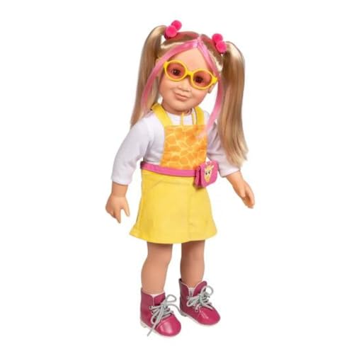 ADORA Amazon Exclusive Amazing Girl Dolls - 45,7 cm realistische Puppe aus weichem Vinyl, kuscheliger Körper und gekleidet in einem schicken, wechselbaren Outfit, Geburtstagsgeschenk für Kinder ab 6 von Adora