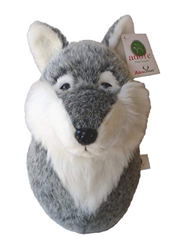 Adore Lobo The Wolf Stofftier Plüsch-Wandspielzeug, Wandhalterung, 30,5 cm Adore Lobo The Wolf Stofftier Plüsch-Wandspielzeug, Wandhalterung, 30,5 cm von Adore Plush Company