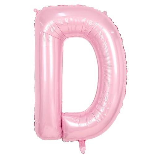Buchstabe D Luftballon Rosa,40 Zoll Hell Pink D Buchstabe Luftballon,A-Z Mylar Alphabet Folienballon,Pastell Rosa Buchstaben Luftballon für Geburtstag Jahrestag Baby Dusche Hochzeit Party Deko Buchstabe D Luftballon Rosa,40 Zoll Hell Pink D Buchstabe Luftballon,A-Z Mylar Alphabet Folienballon,Pastell Rosa Buchstaben Luftballon für Geburtstag Jahrestag Baby Dusche Hochzeit Party Deko von Adorely