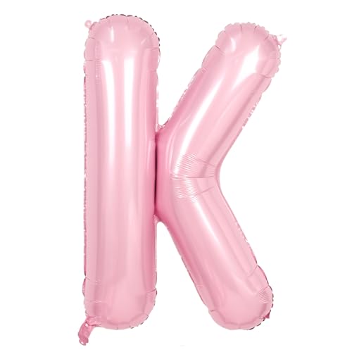 Buchstabe K Luftballon Rosa,40 Zoll Hell Pink K Buchstabe Luftballon,A-Z Mylar Alphabet Folienballon,Pastell Rosa Buchstaben Luftballon für Geburtstag Jahrestag Baby Dusche Hochzeit Party Deko Buchstabe K Luftballon Rosa,40 Zoll Hell Pink K Buchstabe Luftballon,A-Z Mylar Alphabet Folienballon,Pastell Rosa Buchstaben Luftballon für Geburtstag Jahrestag Baby Dusche Hochzeit Party Deko von Adorely